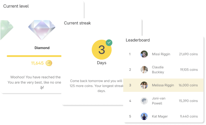 GoSkills gamification interface
