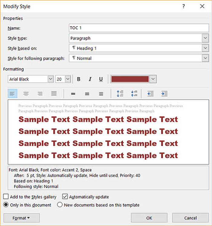 word-table-of-contents