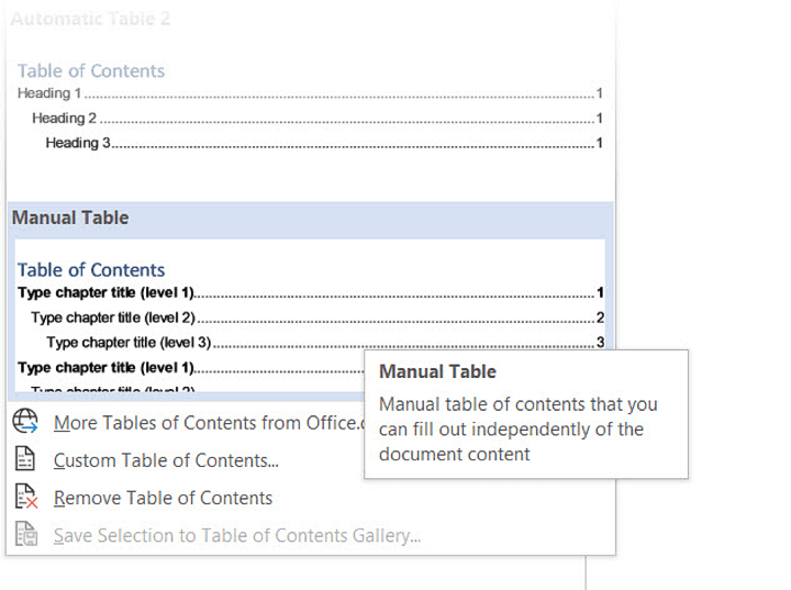 Create-table-of-contents-Word