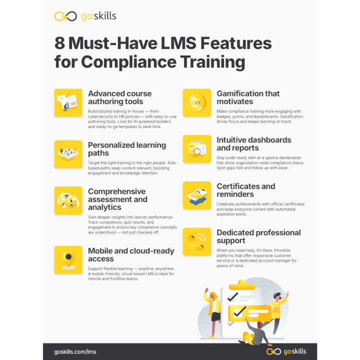 8 Must-Have LMS Features for Compliance Training