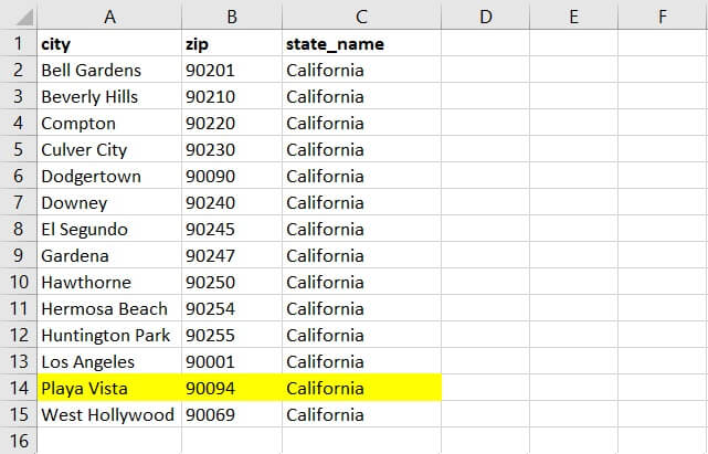 Sorting in Excel - hidden rows