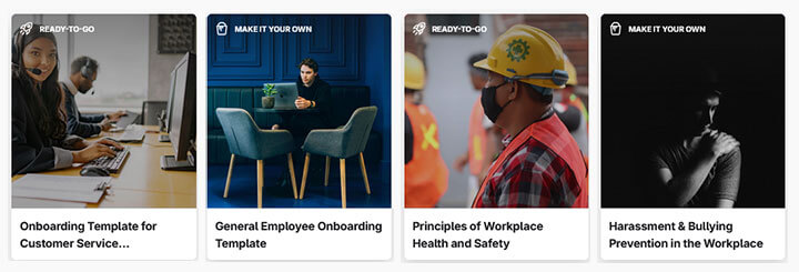 GoSkills retail course templates