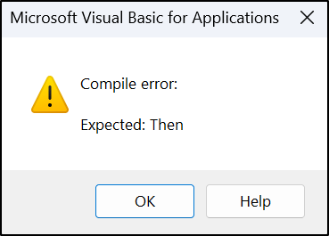 GoSkills If Then statement