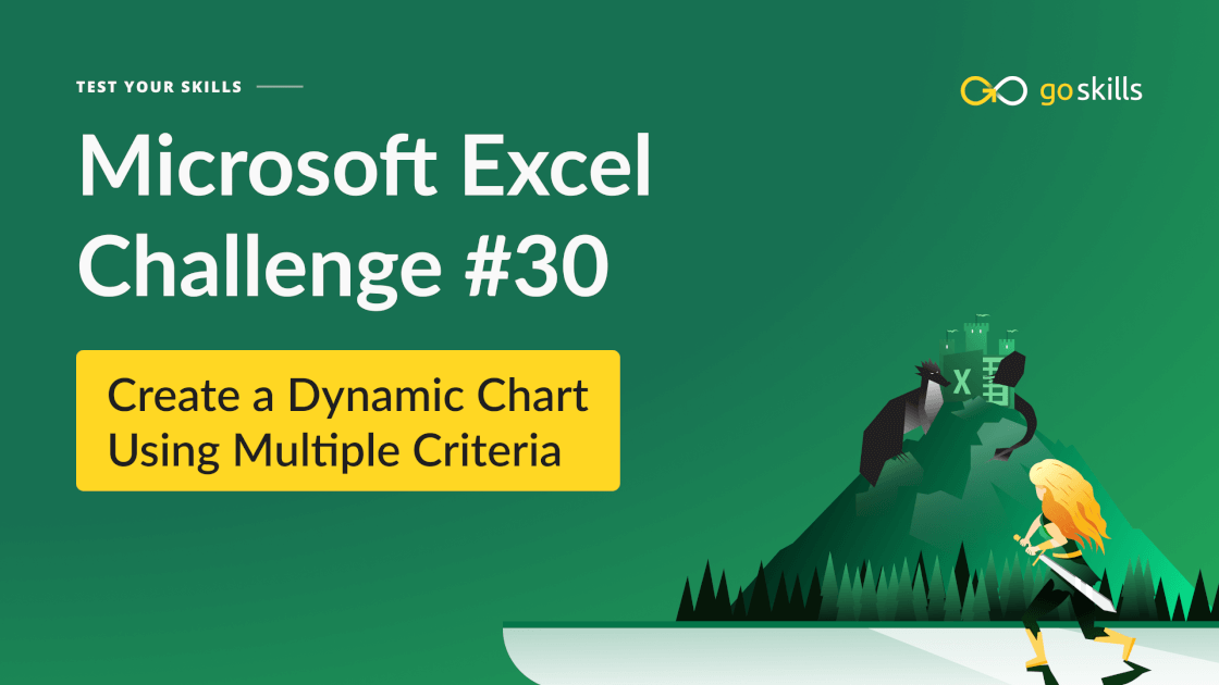Excel Challenge 30 Create a Dynamic Chart Using Multiple Criteria