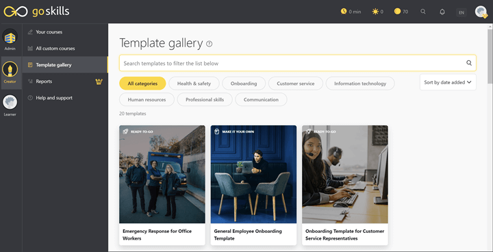 LMS-template-gallery