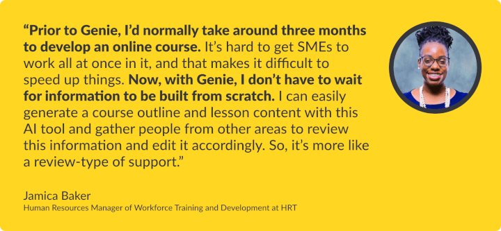 hampton roads quote AI for course creation in learning and development