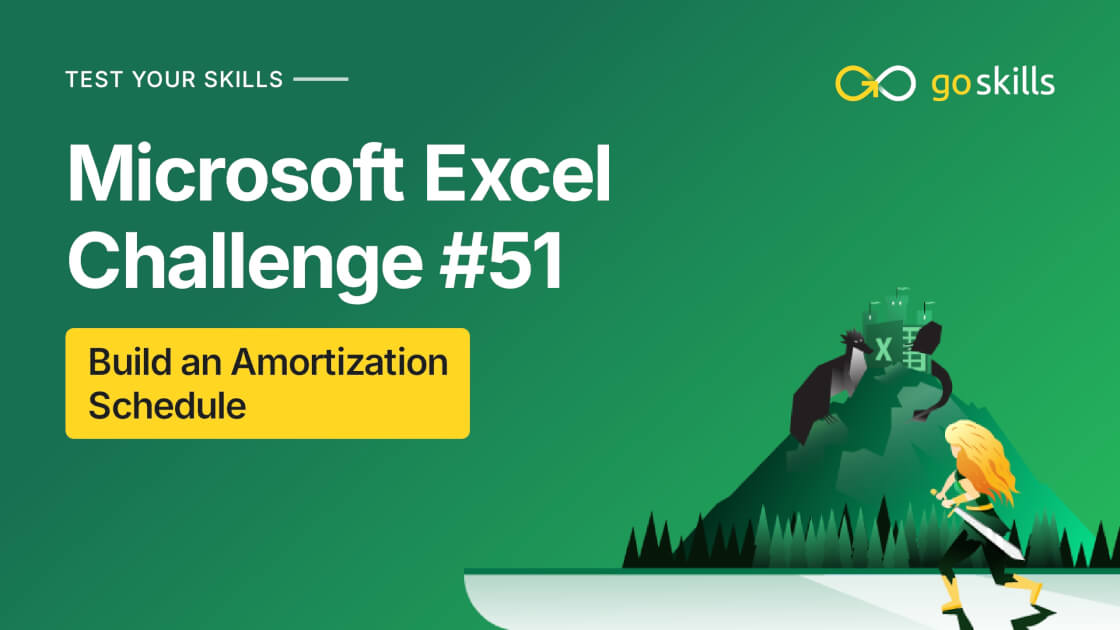 Excel Loan Amortization Exercise GoSkills Excel Challenge