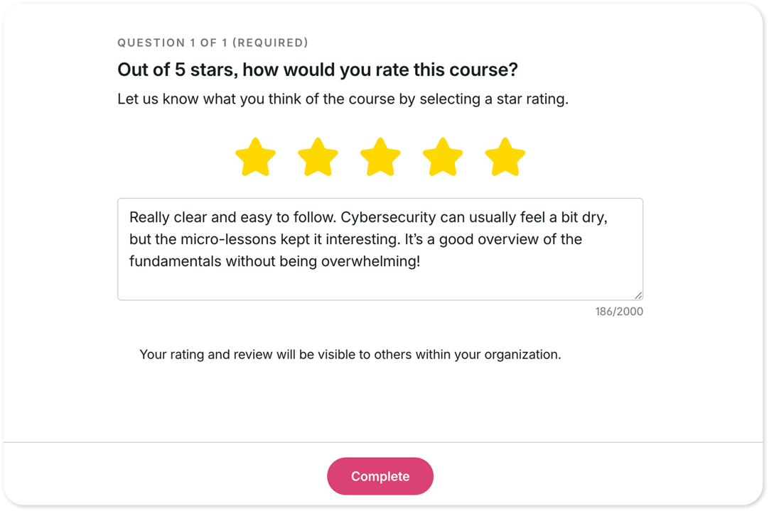 goskills feedback forms