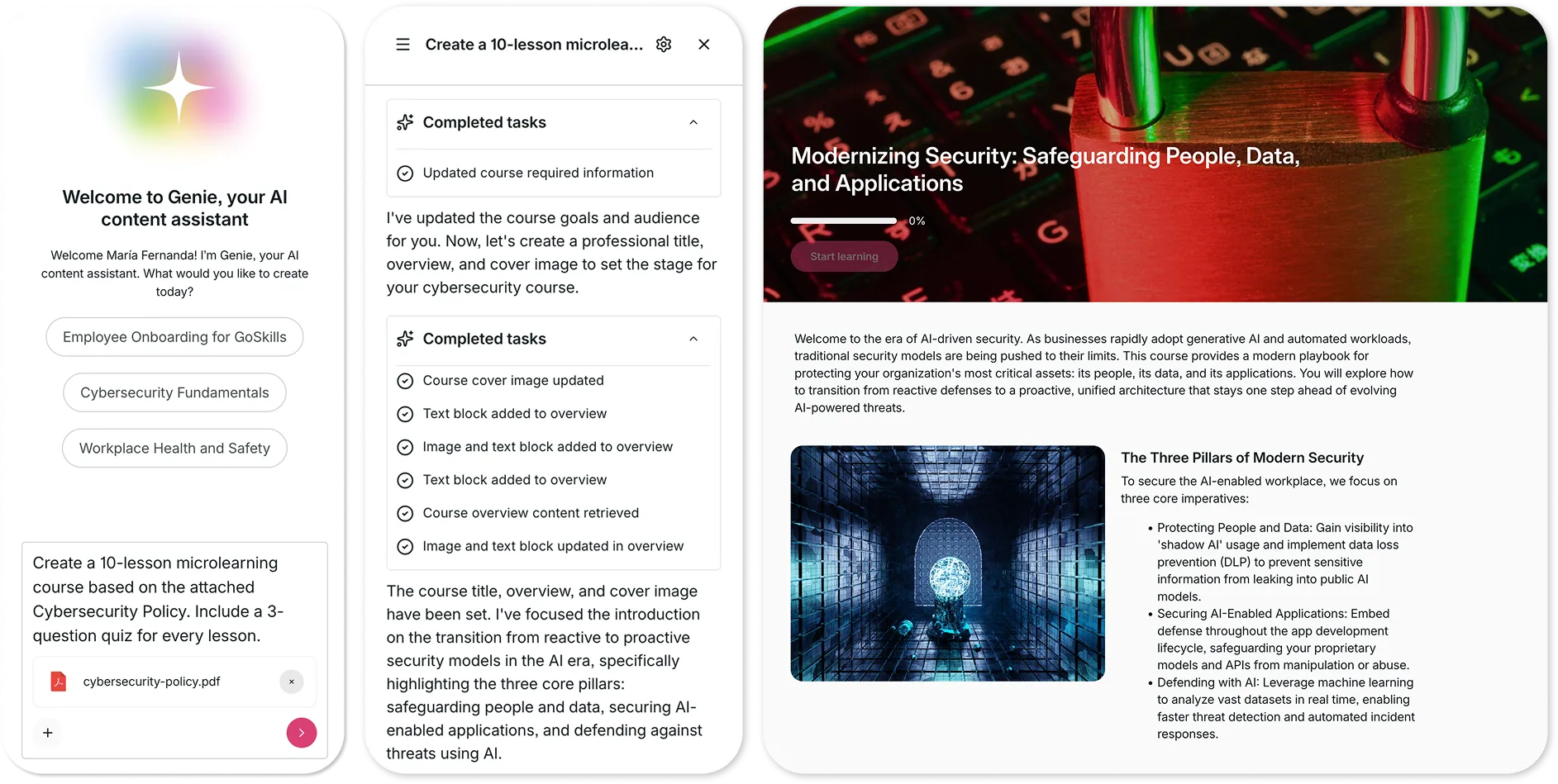 goskills genie ai course creator