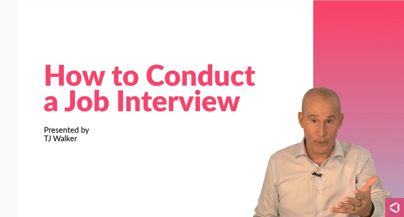 How to Conduct a Job Interview online course
